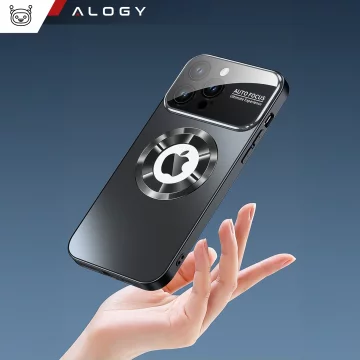 Etui do Apple iPhone 16 Pro obudowa Alogy MagSafe LuxeShield™ Case z ochroną obiektywów do MagSafe Graphite Black