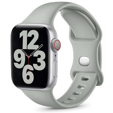 Alogy Sports Rubber Strap für Apple Watch 42/44/45 / 49mm Grau
