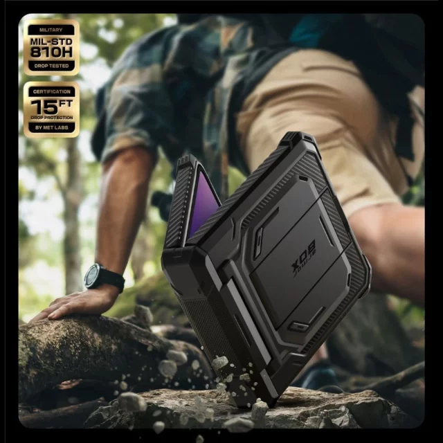 Etui ochronne Supcase ArmorBox do Galaxy Z Flip 7 – pancerna ochrona 360° w czerni