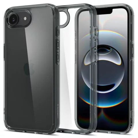 Spigen Ultra Hybrid Case für iPhone 16E Space Crystal TPU PC Transparent