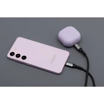 Kabel USB-C 240W Forcell F-Energy QC4.0 PD Cafule 0,5 m czarny