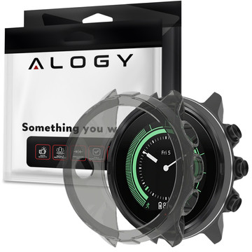 Alogické silikonové pouzdro pro Suunto 9 Peak 43 mm Black