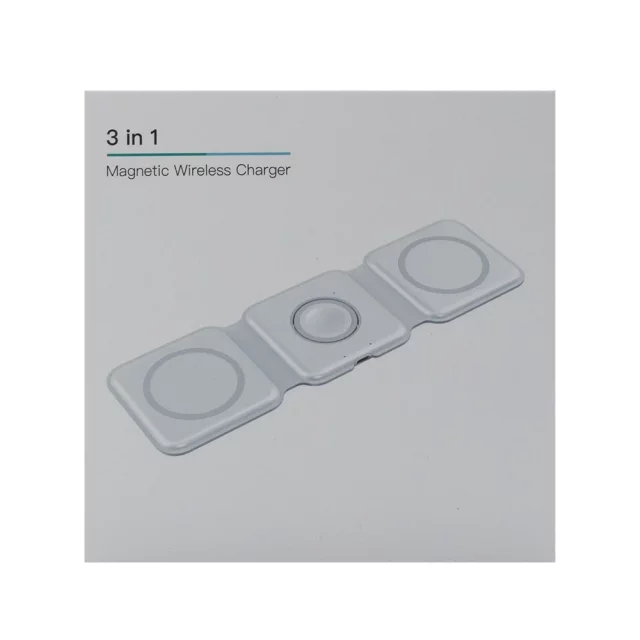 Ecobox MagSafe 15W Black 3in1 Wireless Charger