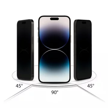 Hofi Anti Spy Glass Pro 2er-Pack Sichtschutzglas für iPhone 16 Pro Max Privatsphäre