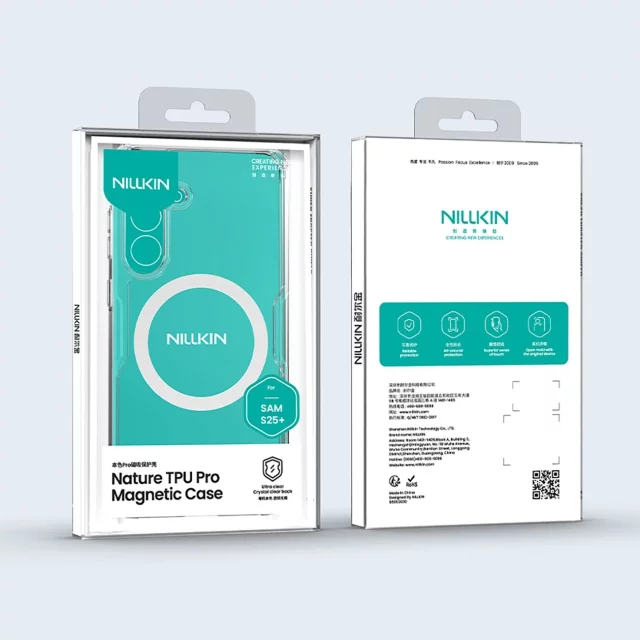 Case for Samsung Galaxy S25 Nillkin Nature TPU MagSafe White