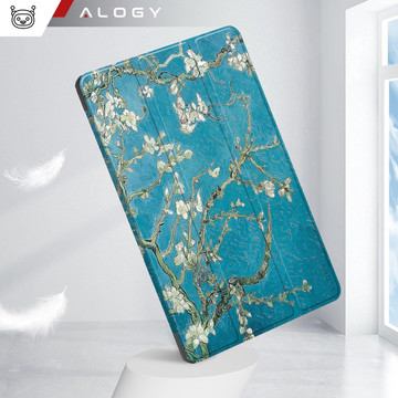 Etui do Lenovo Tab K11 / K11E 11” M11 10.95" TB330FU / TB330XU / TB331FC obudowa na tablet Case Alogy Book Cover Kwitnący migdałowiec (van Gogh) + Rysik