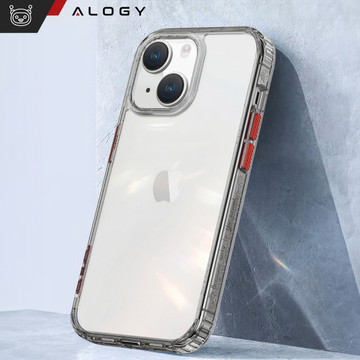 Alogy Protective Case Ochranný kryt pro Apple iPhone 14 Black and Clear Glass