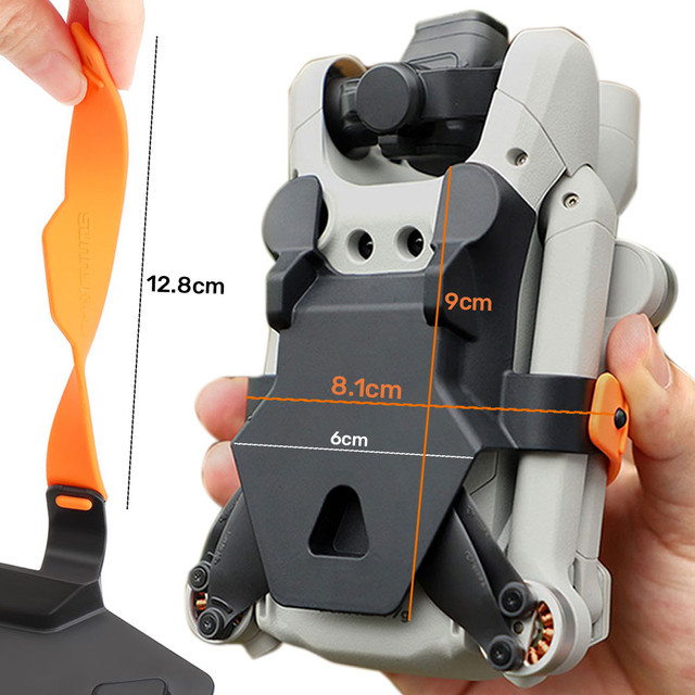 Protective Grip Guard Guard Propellerschutz Alogy Wings Drohnen-Armbänder für DJI Mini 3 Pro Schwarz & Orange