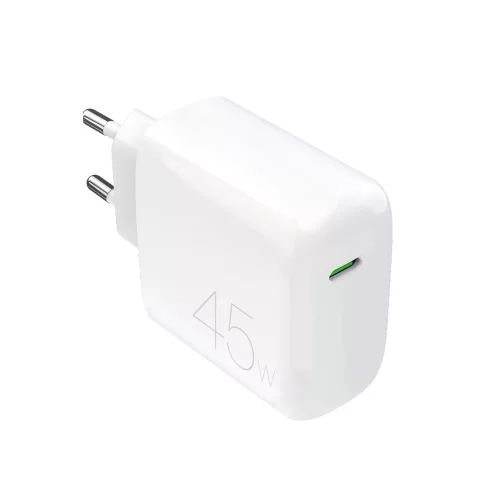 Puro PROLITE 45W USB-C-Wandladegerät Weiß Schnelllade-PD