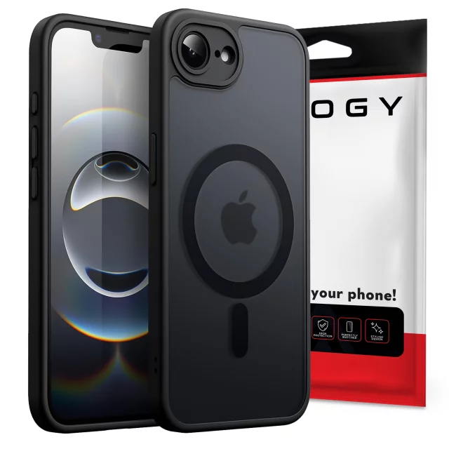 Hülle für Apple iPhone 16 Pro Max Alogy Anti-Shock Hybrid Case für MagSafe Transparent