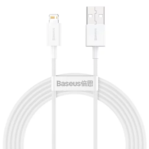 Baseus Superior kabel USB - Lightning 2,4A 2 m Biały (CALYS-C02)