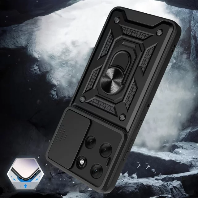 Etui do Motorola Moto G86 5G Tech-Protect CamShield Pro Czarny