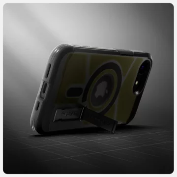 Etui do iPhone 16e Spigen Tough Armor Mag MagSafe Frost Black