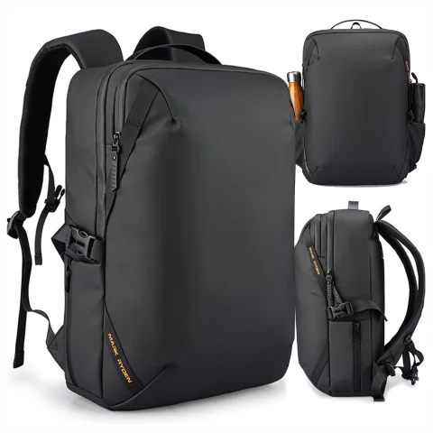 Mark Ryden 15.6" Laptop Travel Backpack, Waterproof, 21L Capacity, with Keychain and Whistle, 44 x 29 x 17 cm – Black