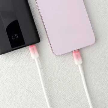 Kabel USB-C – USB-C 60W Forcell F-Energy Gradient 1 m C354 biały