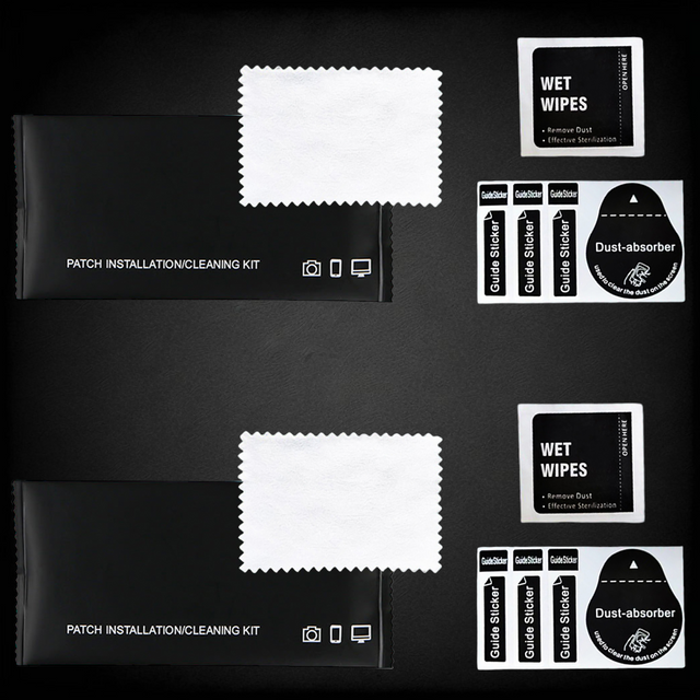 Pouzdro pro iPhone 14 Plus sada 4ks brýlí 5v1 obrněný 360 Alogy Hybrid 2x sklo displeje 2x čočka černá-průhledná