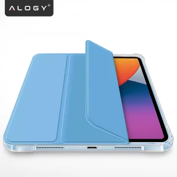 Etui do Apple iPad 11gen. 11" 2025 / 10gen. 10.9" 2022 Ochronne Hybrydowe z Miejscem na Rysik, Składana Okładka, Funkcja Podstawki, Alogy HybridBook™ Case – Błękitne