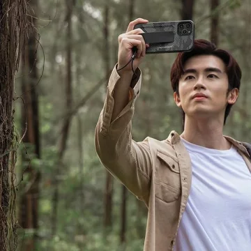 UNIQ Heldro Hülle für iPhone 12 Pro Max 6.7" Black Camo/Charcoal Camo Antimikrobiell