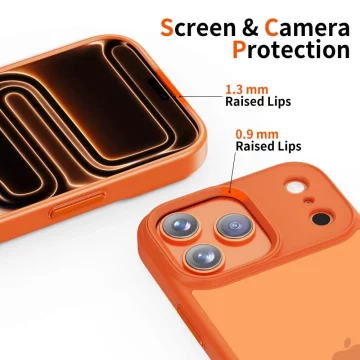 Etui Ochronne do iPhone 17 Pro Max Tech-Protect MagMat Matte Cosmic Orange