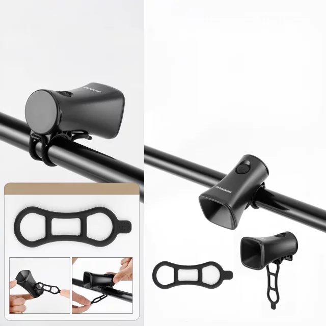 Small Electric Bike Bell Black