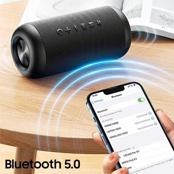 Głośnik YX Series Bluetooth 5.0 USAMS 10W přenosný venkovní bezdrátový reproduktor YX8YG01 (US-YX008)