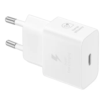 Ładowarka Sieciowa oryginalna Samsung EP-T2510NWE Szybkie Ładowanie PowerDelivery PD 25W Biała