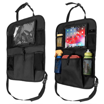 Car seat organizer x2 travel cover for the car protector cover Black