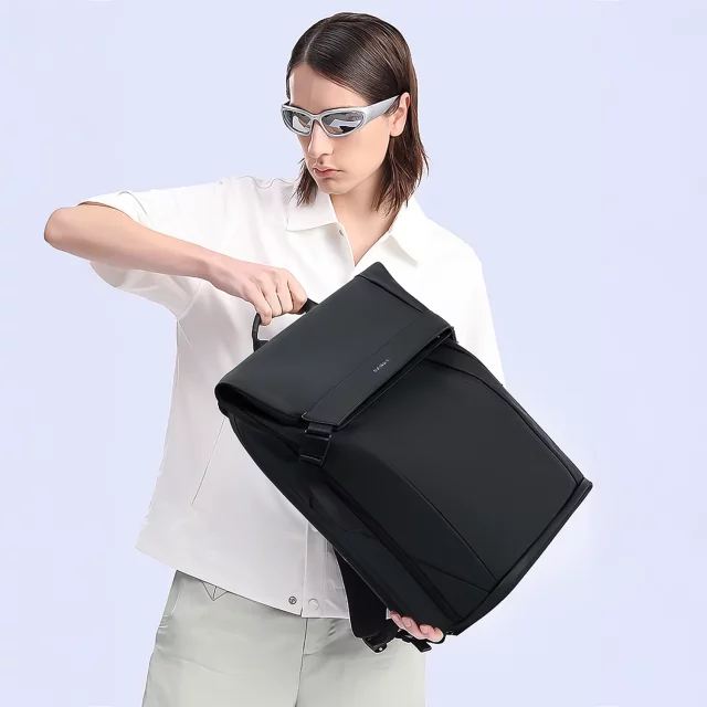 Bange Waterproof Backpack for Laptop 15.6" City Travel 45x30x16 cm for Work Airplane Men's Women's with USB Port Black