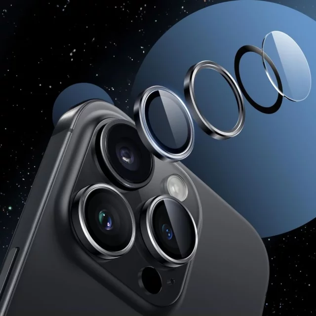 Osłona aparatu Hofi Camring Pro+ iPhone 16 Pro / 16 Pro Max Black