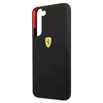 Etui Ferrari FESSIHCS22MBK do Galaxy S22+ S906 hardcase On Track Silicone czarny/black