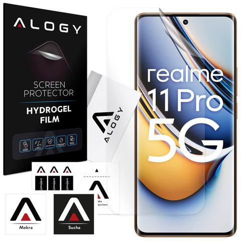 Hydrogelová fólie pro Realme 11 Pro 5G/ 11 Pro Plus 5G ochranná fólie na displej telefonu Alogy hydrogelová fólie