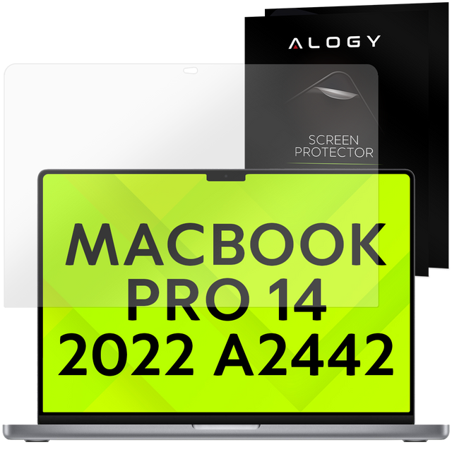 Alogická ochranná fólie pro Apple Macbook Pro 14 2022 A2442 na displej