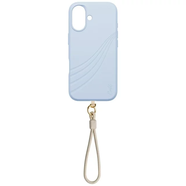 Etui UNIQ Coehl Serina do iPhone 17 Magnetic Charging Niebieski