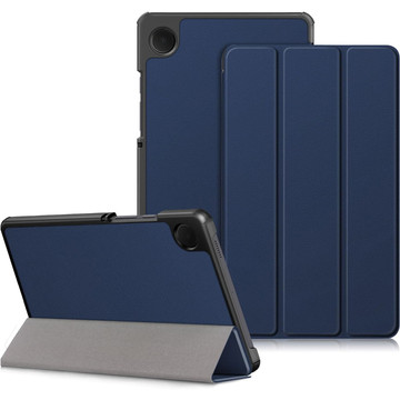 Pouzdro pro Samsung Galaxy Tab A9 2023 8,7" X110 / X115 obal na tablet Pouzdro Alogy Book Cover Navy Blue Glass