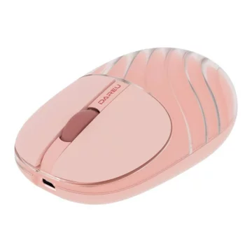 Dareu LM135G Wireless Mouse 1200 DPI 2.4G Pink