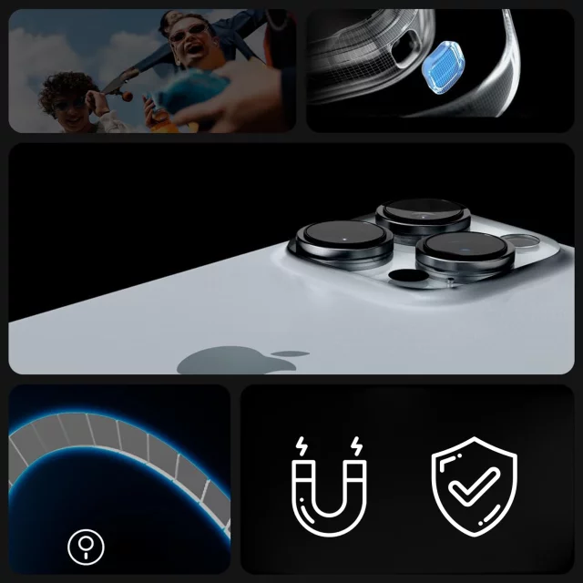 Etui Spigen Ultra Hybrid Mag MagSafe pro Apple iPhone 16 Pro Graphite