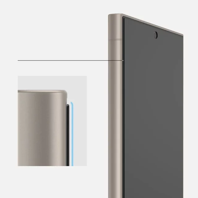 Ringke Easy Slide 2er-Pack gehärtetes Glas für Samsung Galaxy S24 Ultra Clear