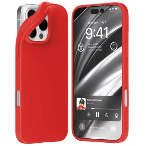 Etui Mercury Soft do iPhone 16 Pro Max 6,9" Czerwony