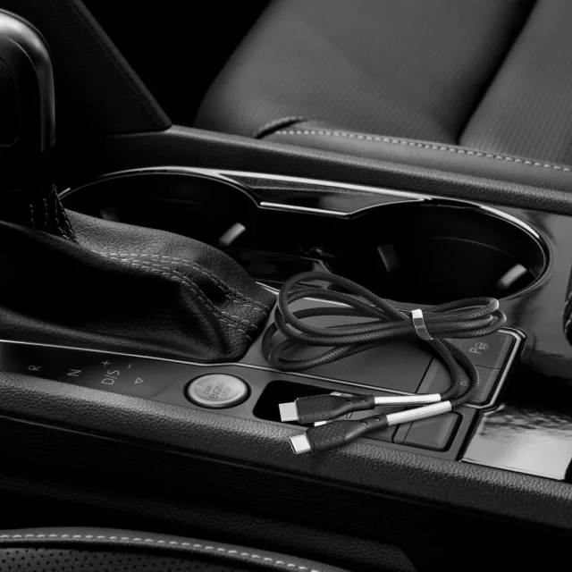 Kabel USB-C – USB-C 100W Forcell F-Energy Carbon 1 m CB-04C czarny