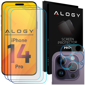 Tvrzené sklo pro Samsung Galaxy S24 3x ochranná fólie na displej 2x čočka objektivu fotoaparátu Pro 9H Alogy Glass Set