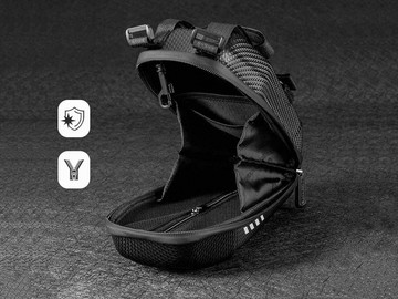 Vodotěsné pouzdro Brašna na koloběžku RockBros B62 držák rámu Black