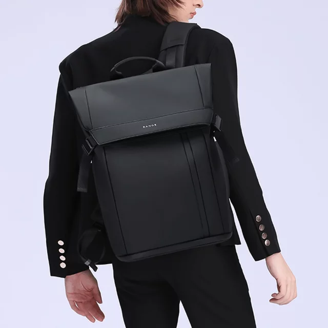 Bange Waterproof Backpack for Laptop 15.6" City Travel 45x30x16 cm for Work Airplane Men's Women's with USB Port Black
