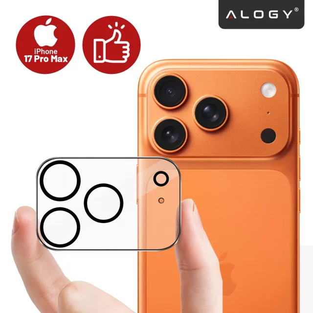 2x Kameralinsenglas für Apple iPhone 16 Pro / 16 Pro Max Alogy Lens Protector Pro Transparent