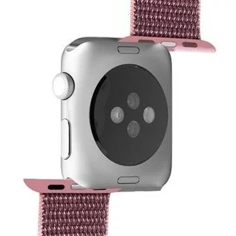Pasek Nylonowy Puro Sport Band do Apple Watch 42/44/45 mm w Różowym – ultralekki i wygodny na każdą okazję
