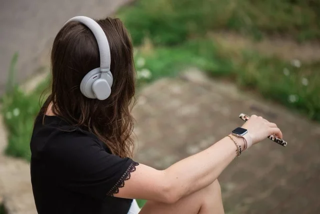 Forcell F-Audio ANC Touch Beat Kabellose On-Ear-Kopfhörer Grau