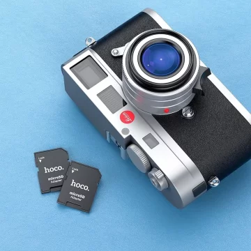 HOCO SD Memory Card Adapter HB22 Universal MicroSD to SD Black