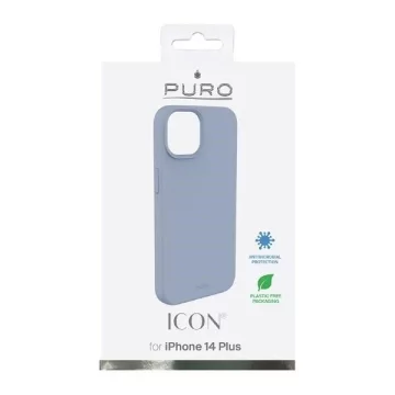Puro ICON Cover Handyhülle für iPhone 14 Plus blau/sierrablau