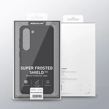 Etui Nillkin Super Frosted Shield Pro etui do Samsung Galaxy S23+ pancerny pokrowiec + podstawka na telefon czerwone