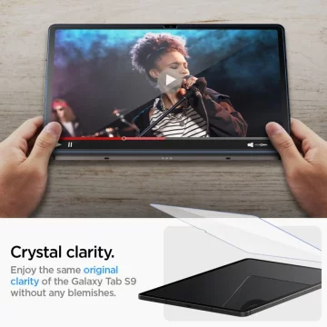 Szkło hartowane Spigen Glas.tR ”EZ Fit” do Samsung Galaxy Tab S9 11.0 X710 / X716B Clear
