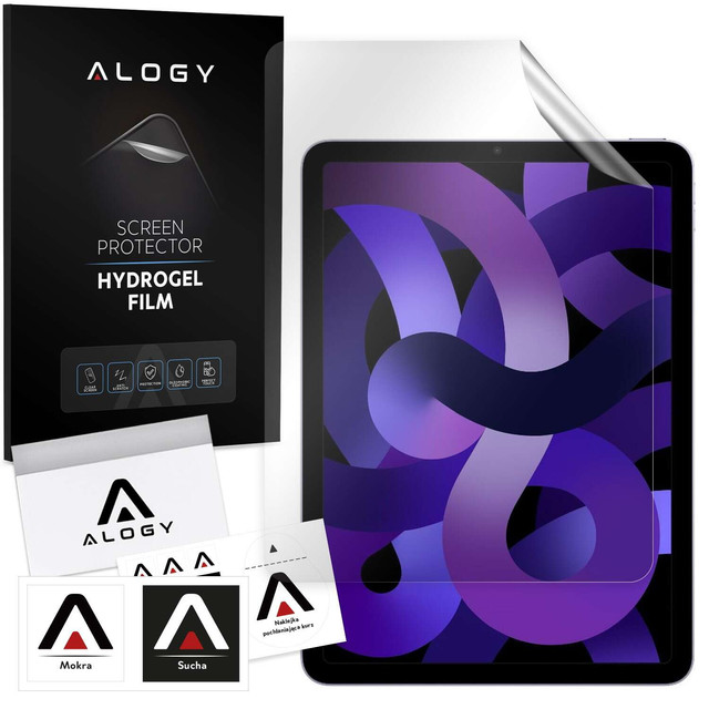 Hydrogel tablet protective film for Apple iPad Air 5 10.9 2022 Alogy hydrogel